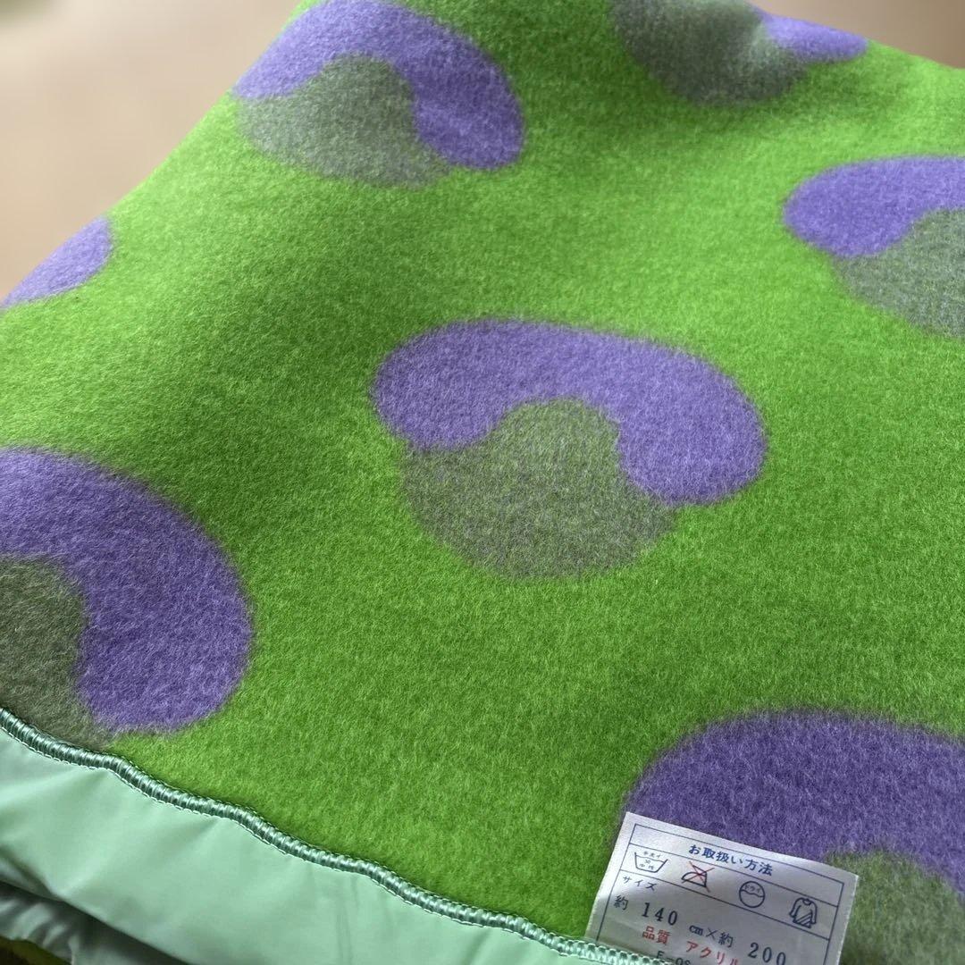 アクリル ブランケット 毛布 レトロポップ