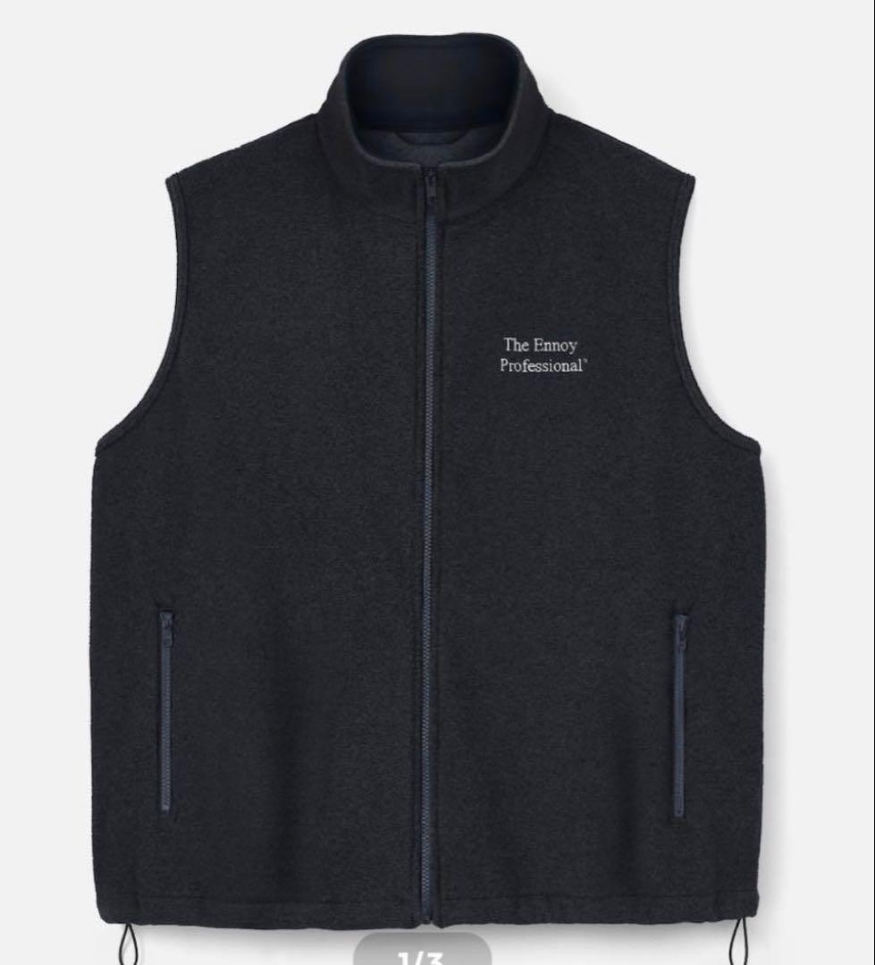 ENNOY PROFESSIONAL FLEECE VEST BLACK L - メルカリ