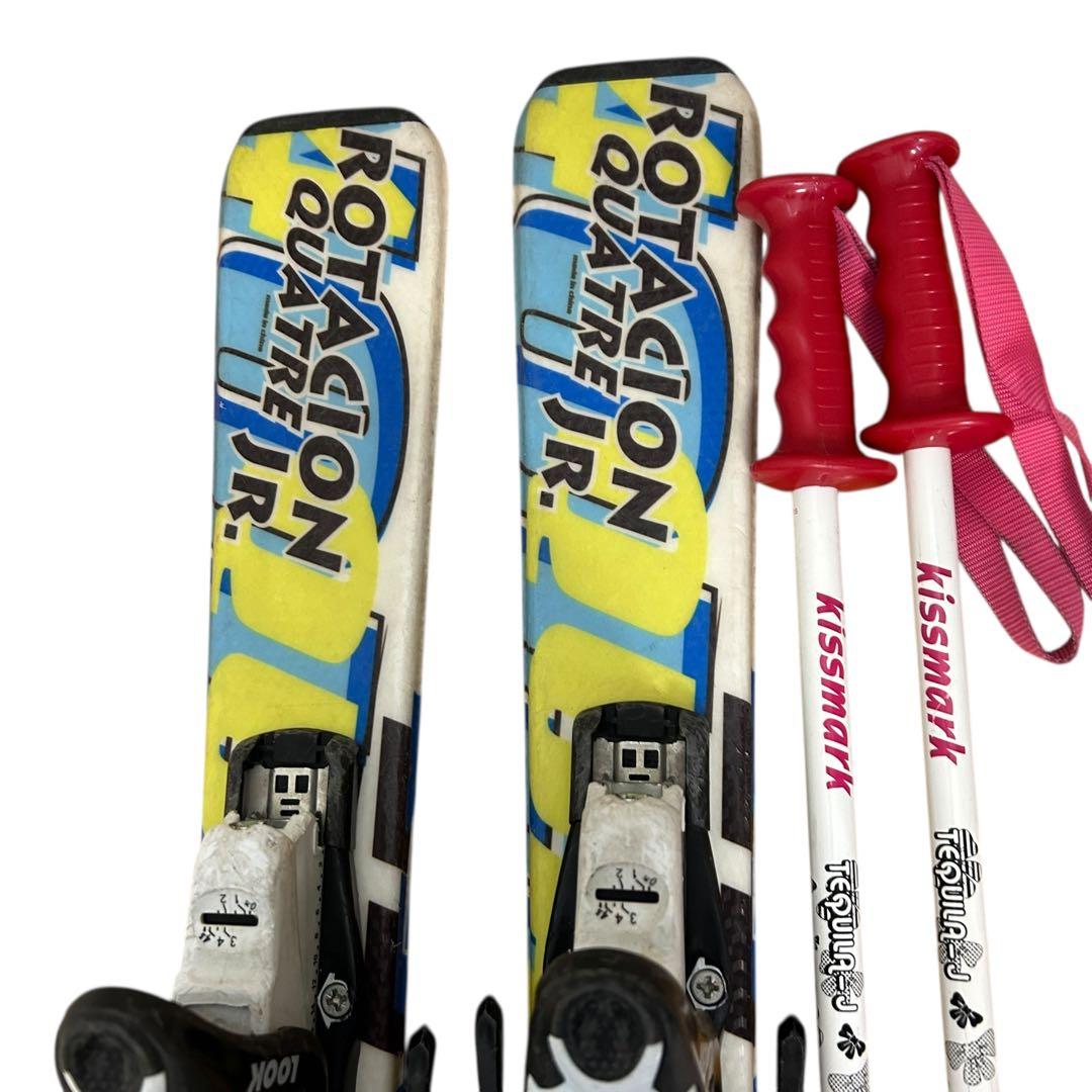 ⑥SWALLOW スキー板 3点セット ジュニア110cm 21cm