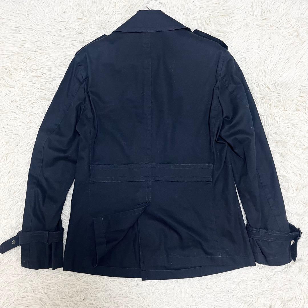 美品✨バーバリーブラックレーベル ショートトレンチコート M 濃紺