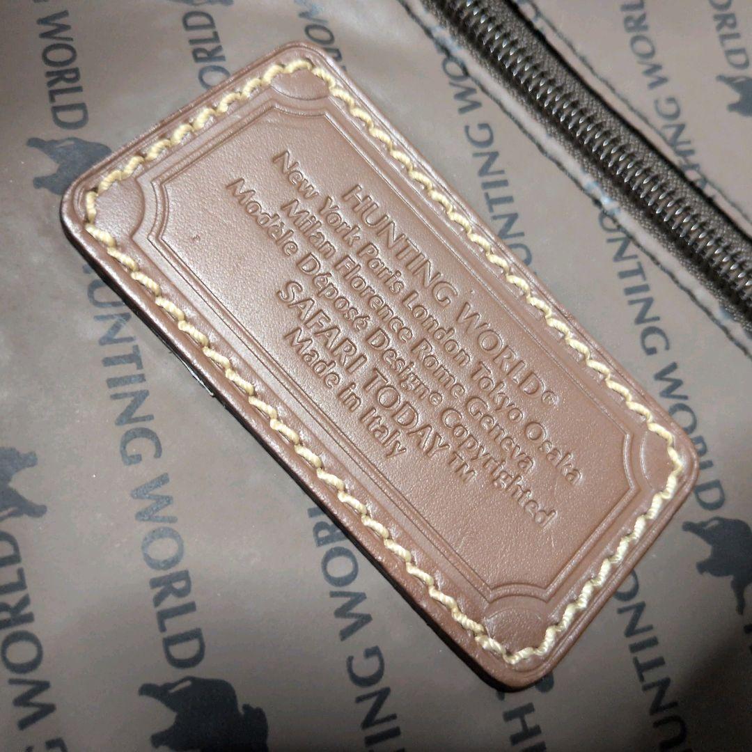 美品】ハンティングワールド サファリトゥデイ デカロゴ トート 黒 大