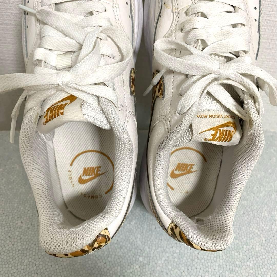 40♪ NIKE コート ビジョン アルタ 厚底 レオパード 23.5cm - メルカリ