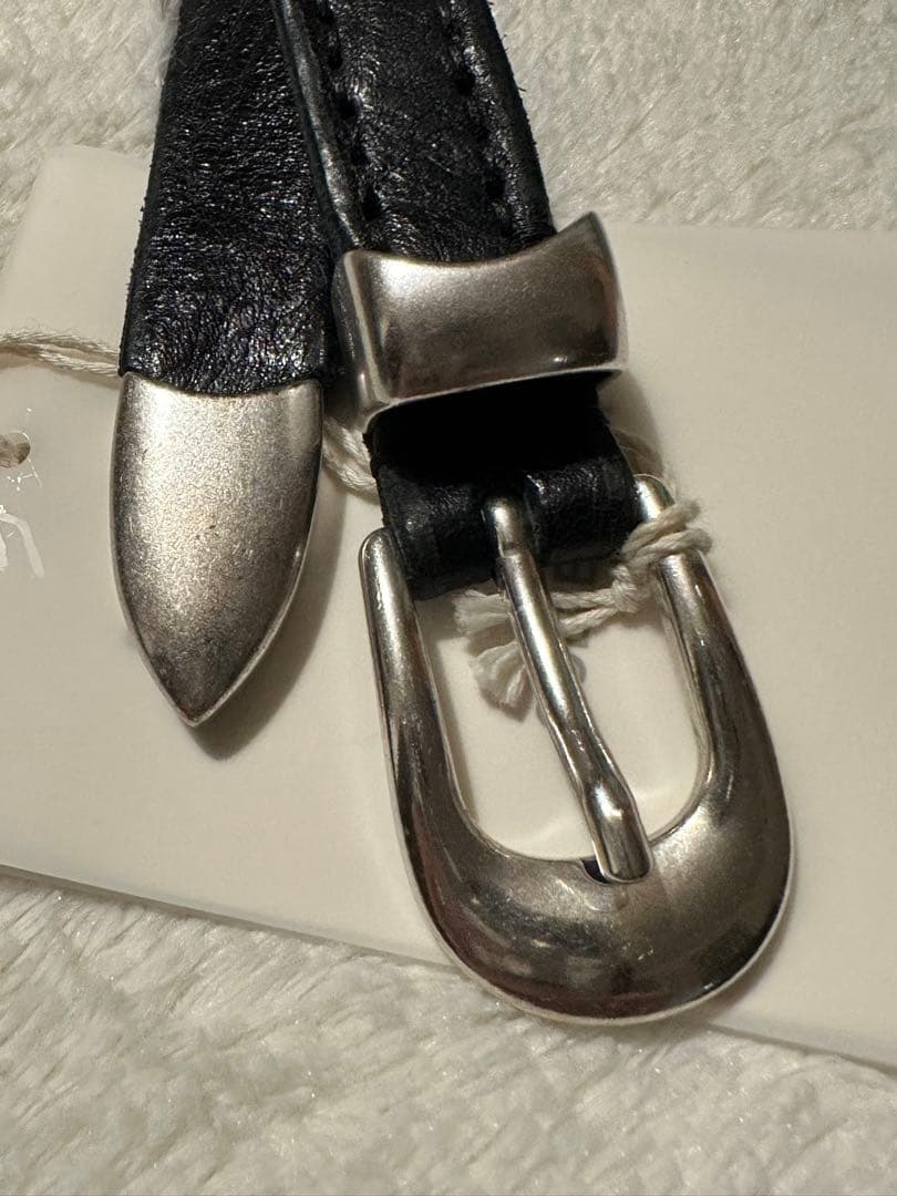 Our Legacy BELT 2CM Leather Black L70未使用 - メルカリ