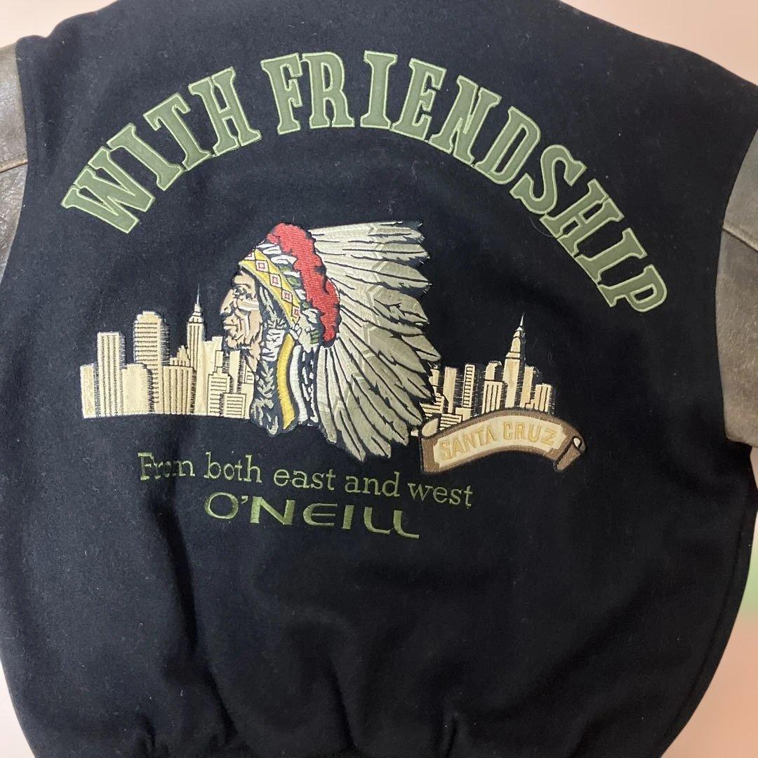 希少/90sヴィンテージ】O'NEILL オニール 本革レザー スタジャン刺繍