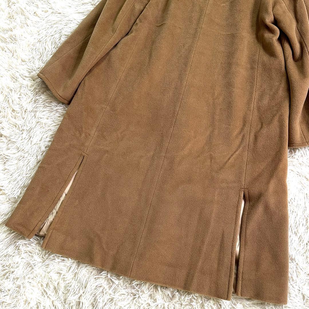 高級ライン銀タグ✨マックスマーラ ロングコート キャメル ウール