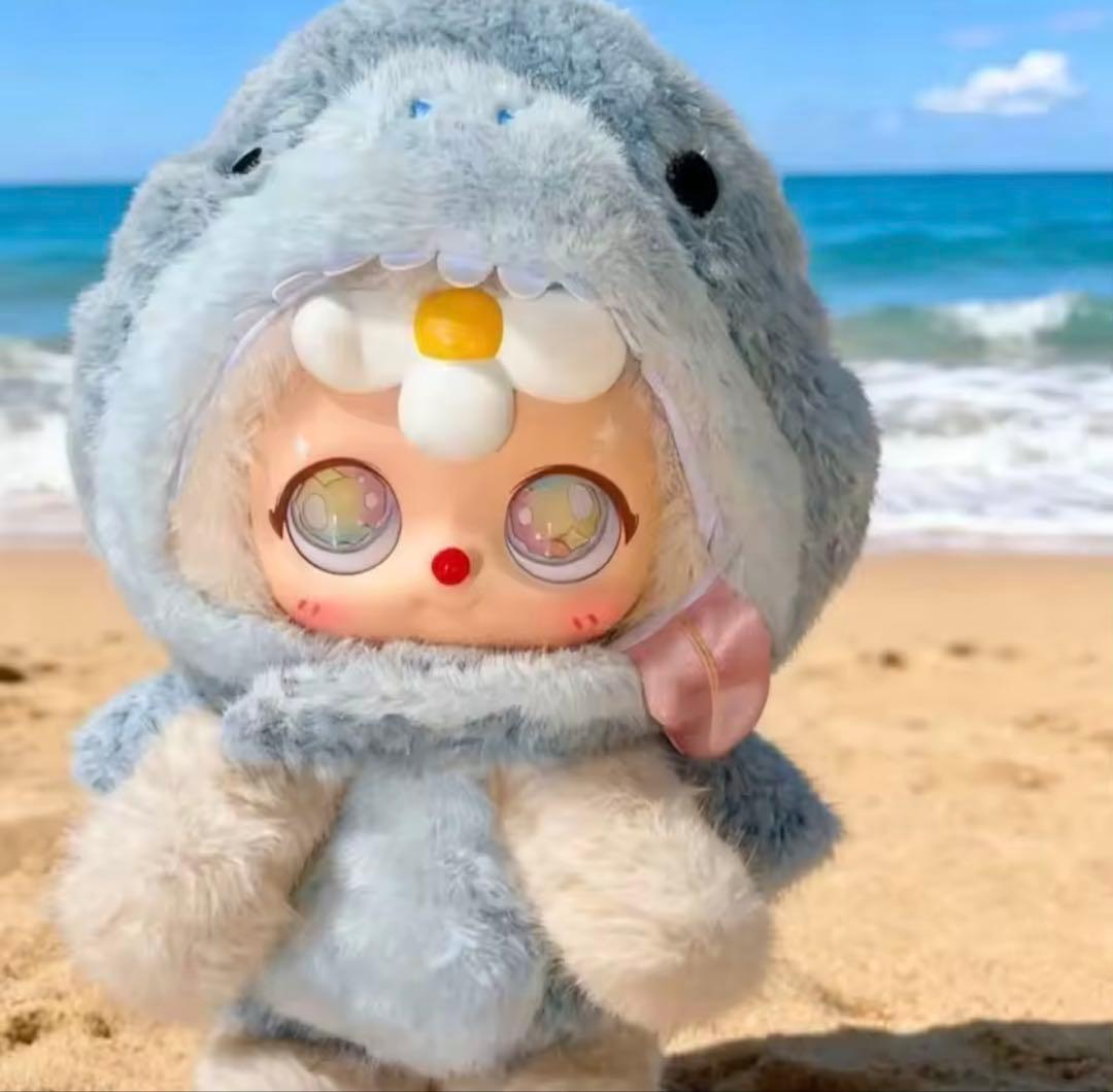 SD3 600% V3 シリーズ ぬいぐるみ　サメちゃん フラッフィーズ サメ ぬいぐるみ S 鮫 さめ サンレモン : HONDA STORE