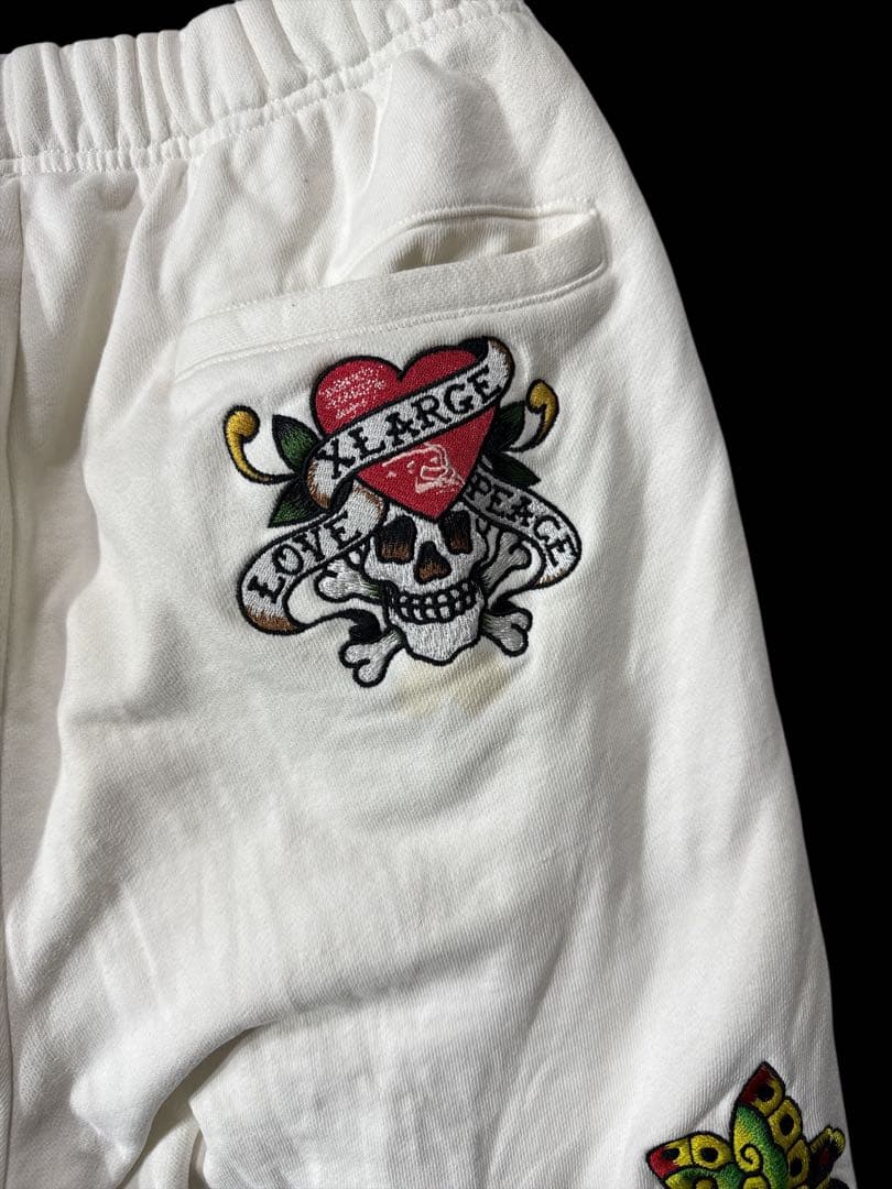 S*i様 XLARGE × EdHardy ラインストーン スウェット パーカー - メルカリ