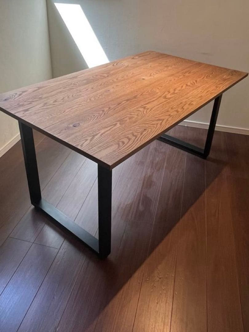 限定値引中✴︎MOMO NATURALオークダイニングテーブルVENT RECT - メルカリ
