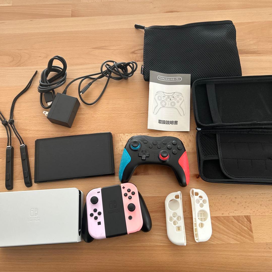 Nintendo Switch (有機ELモデル) 本体と付属品 - メルカリ