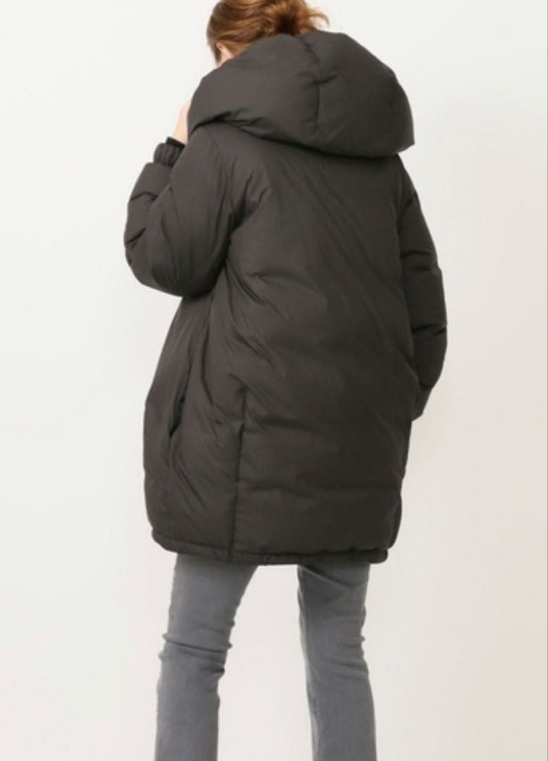 名品 ドゥーズィエムクラス フードダウン 黒 フリー 定価8万以上 美品