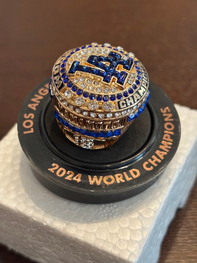 ロサンゼルス・ドジャース 2024 ワールドチャンピオンリング　18 山本由伸 山本由伸投手 18番 ワールドシリーズ ドジャース2024年 チャンピオン
