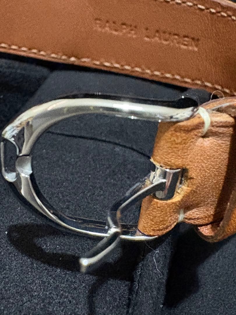 2/5のみ価格 RLコレクション スティラップ時計 ホワイト文字盤 レザー