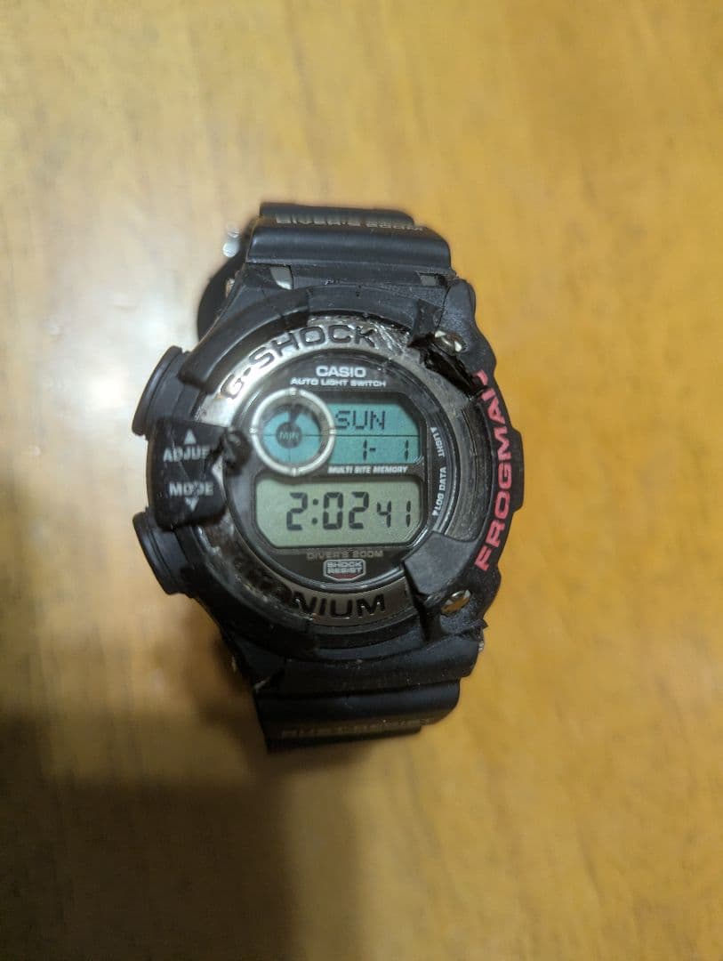【電池交換済み】カシオG-SHOCK フロッグマン DW-9900 CASIO DW-9900-1CJFサポートページ | CASIO
