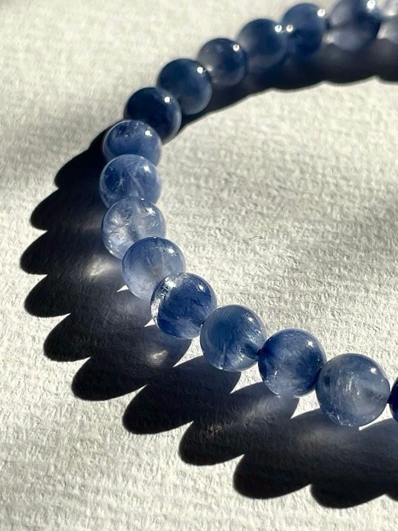 Y-6【高品質•新品】ディモルチェライトDumortierite 4.5mm 珠