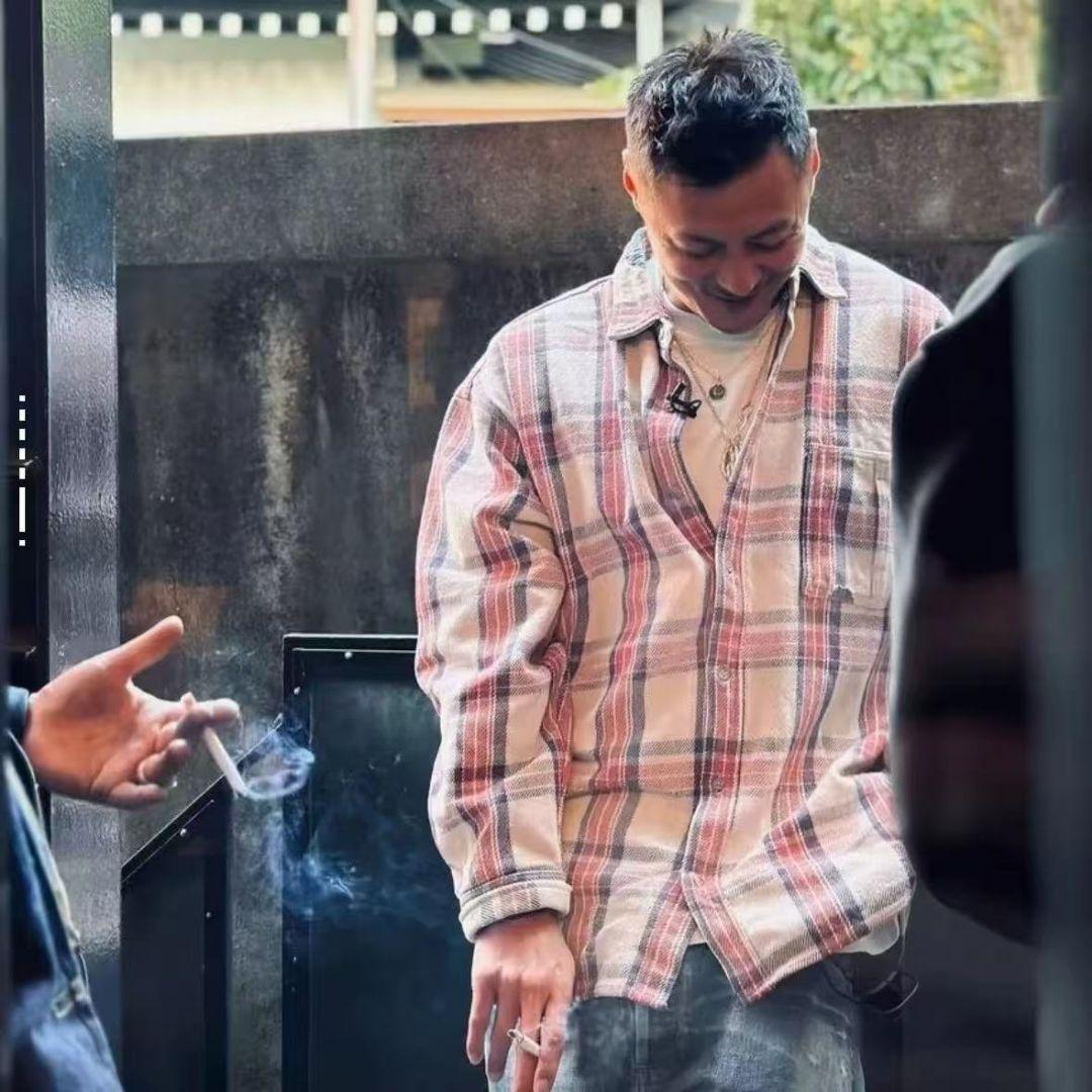 MADNESS ヘビーウォッシュ ダメージ加工 フランネルシャツ 定番グラデーションチェックの厚手フランネルシャツ!! Ablanche 7af02