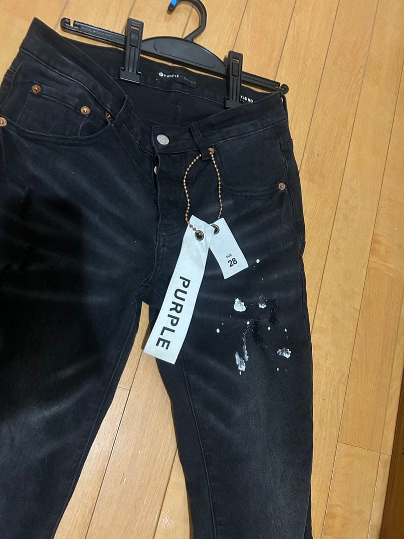 purple brand ブラックダメージ 28 - メルカリ