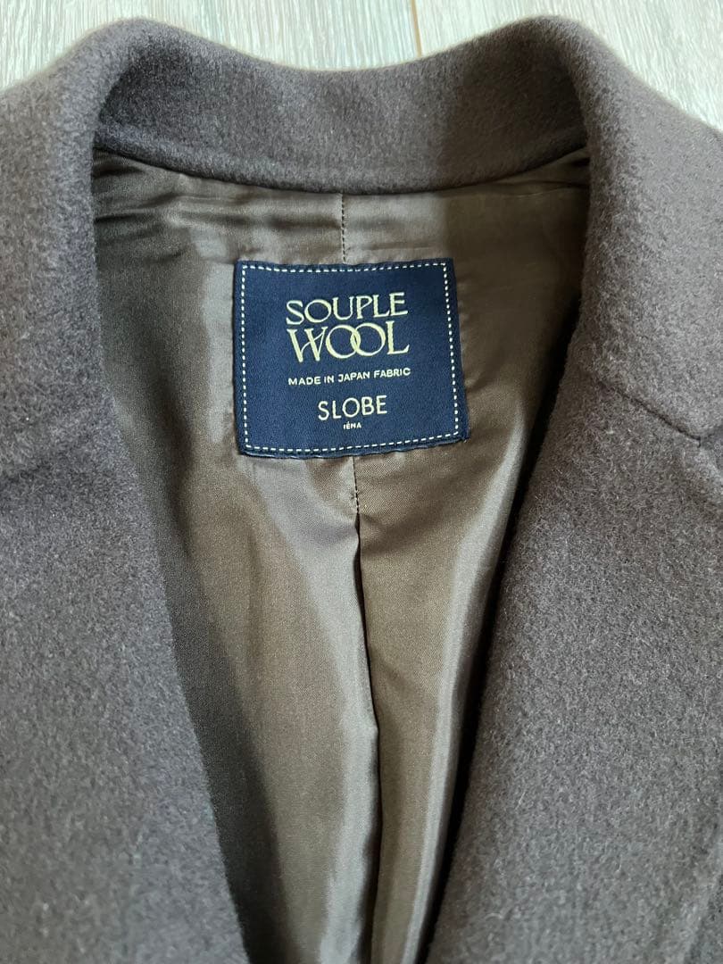 みつばち様専用SLOBE IENA souple wool ダブルフェイスチェス - メルカリ
