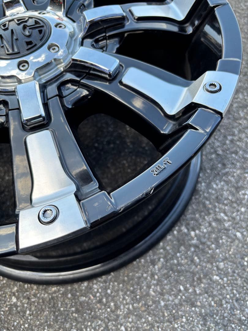 ◇送料込み◇ 16inch×7.0J クリムゾンMGビースト 中古ホイール4本