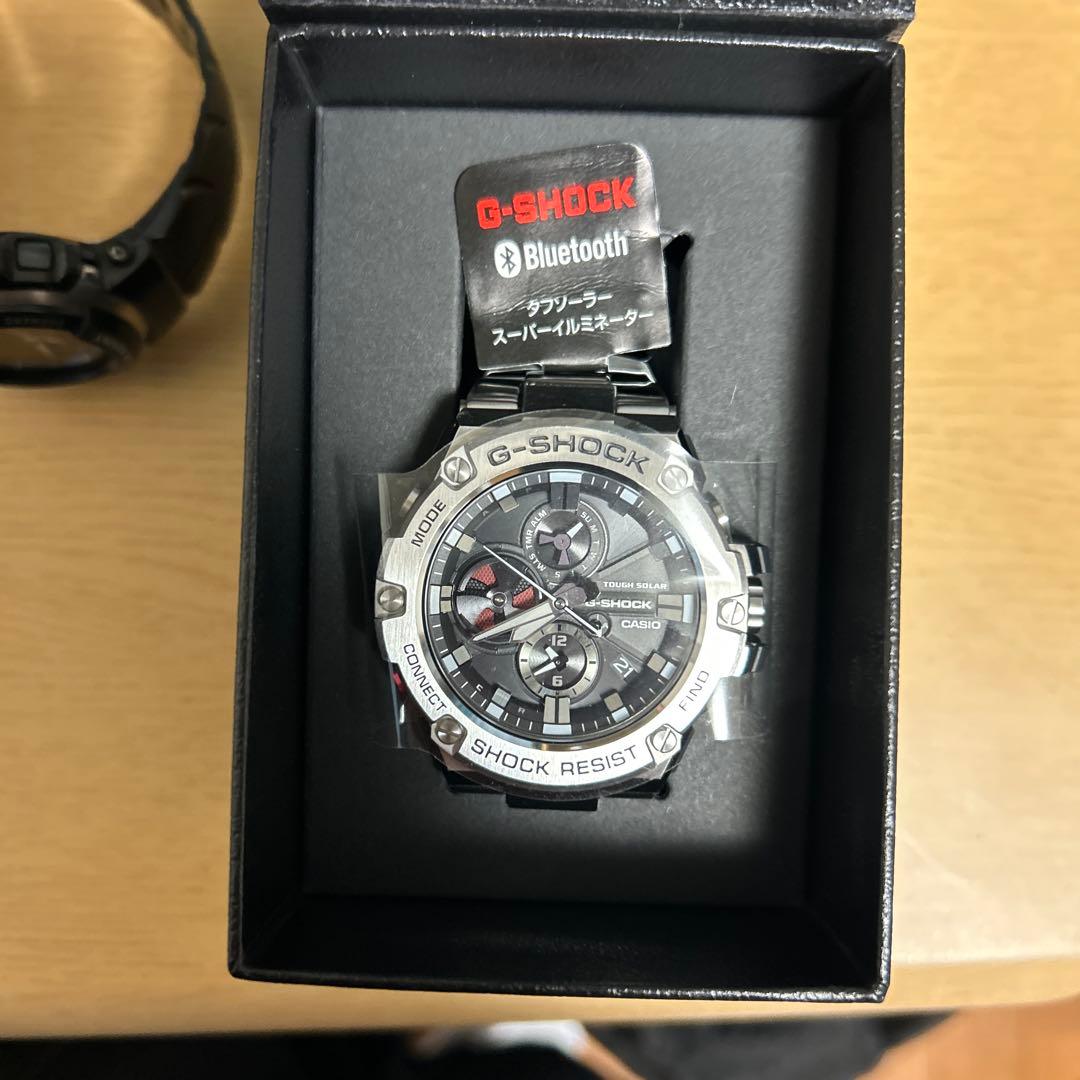 時計 G-SHOCK G-STEEL GST-B100-1AJF G-SHOCK G-STEEL GST-B100-1AJF メンズ ソーラー ブラック シルバー