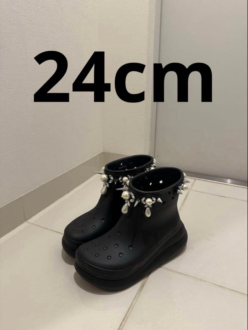 シモーネロシャ×クロックス　レインブーツ シモーネ・ロシャ X クロックス クラッシュ ブーツ
