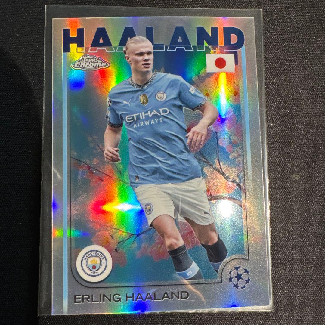 アーリング・ハーランド topps 桜パラレル アーリング・ハーランド topps 桜パラレル Erling Haaland ハーランド