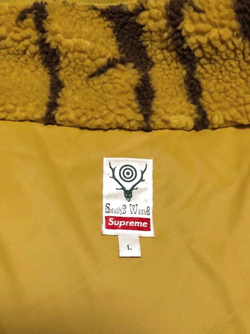 希少☆シュプリーム SOUTH2 WEST8 フリースジャケット メンズL 美品