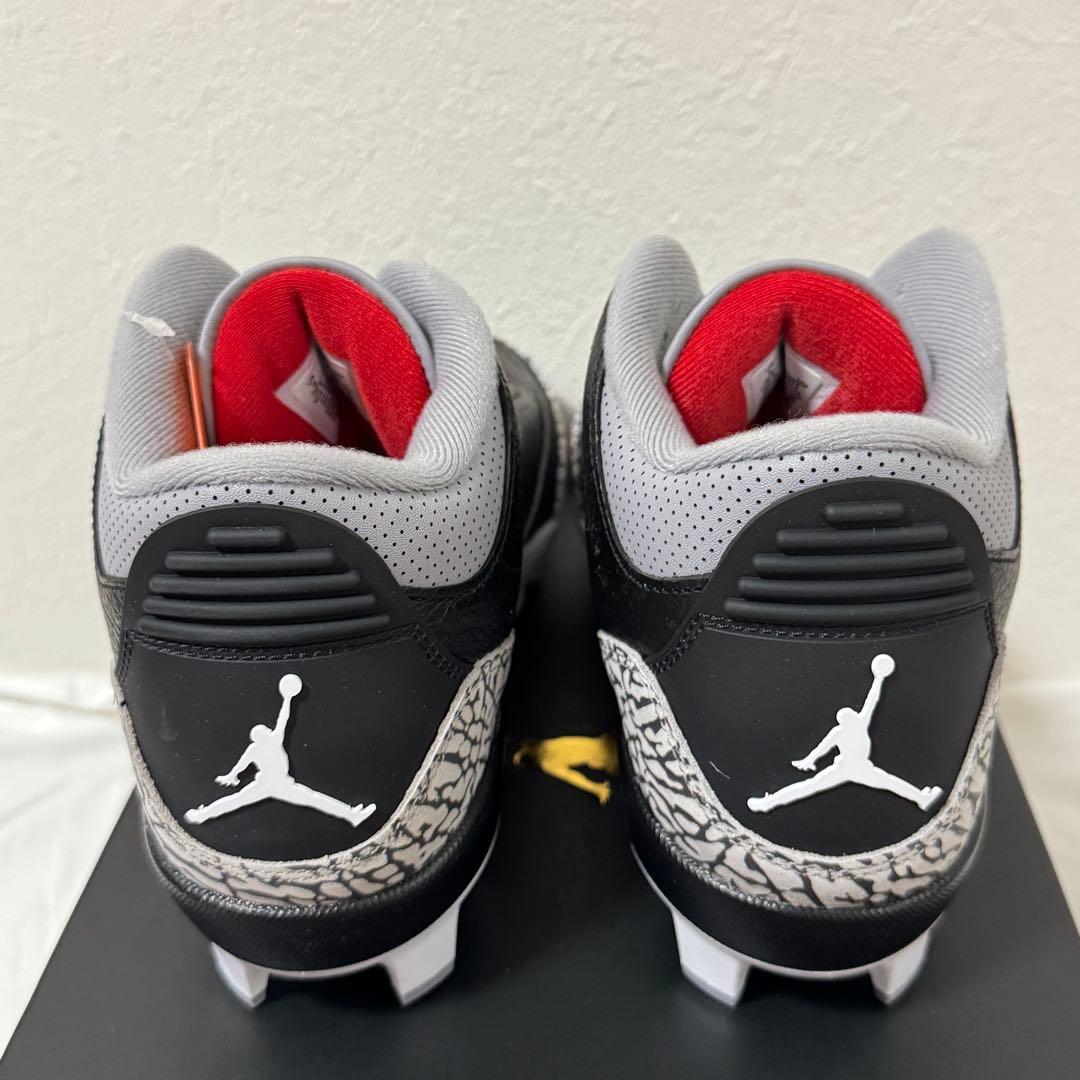 Jordan 3 Retro MCS ブラック×グレー 27cm スパイク-特売オンライン