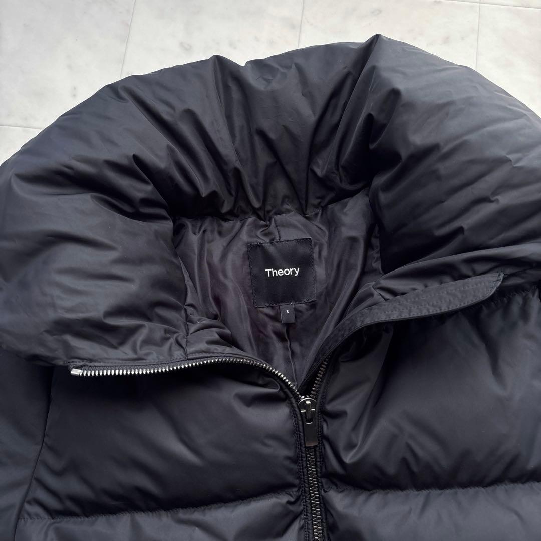 セオリー 24AW ショートダウンジャケット MOMO 黒 ブラック アウター