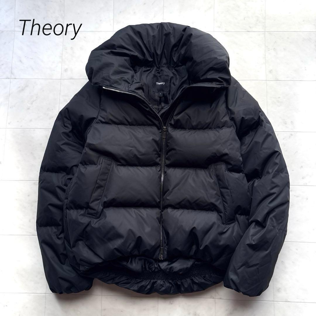 セオリー 24AW ショートダウンジャケット MOMO 黒 ブラック アウター