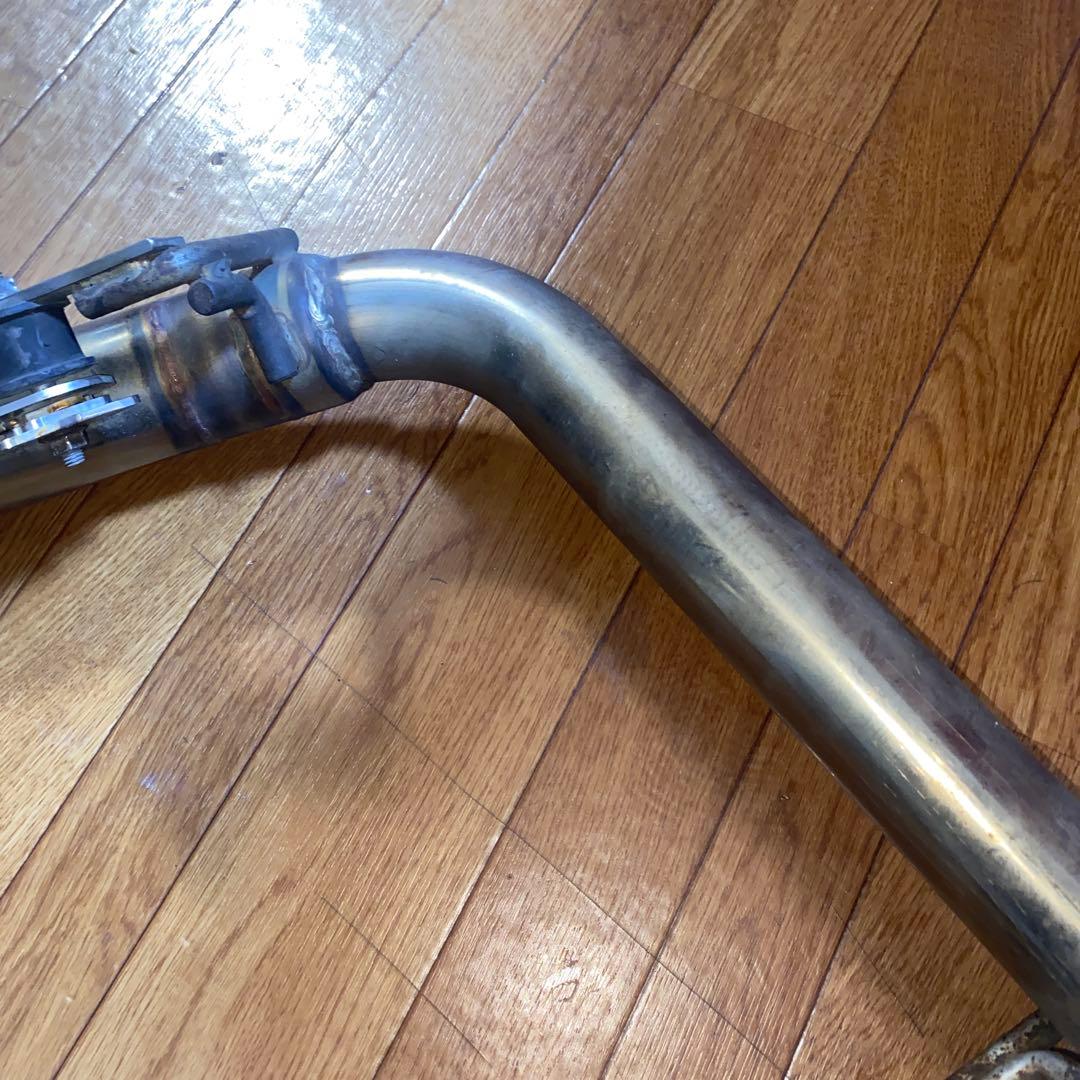 ワンオフマフラー センター出しドルフィンテール ダウンマフラー L275