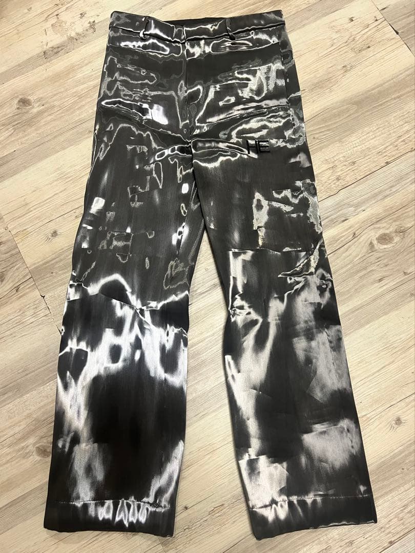気持Heliot emil liquid l trousers HELIOT EMIL ++ LIQUID METAL TROUSERS