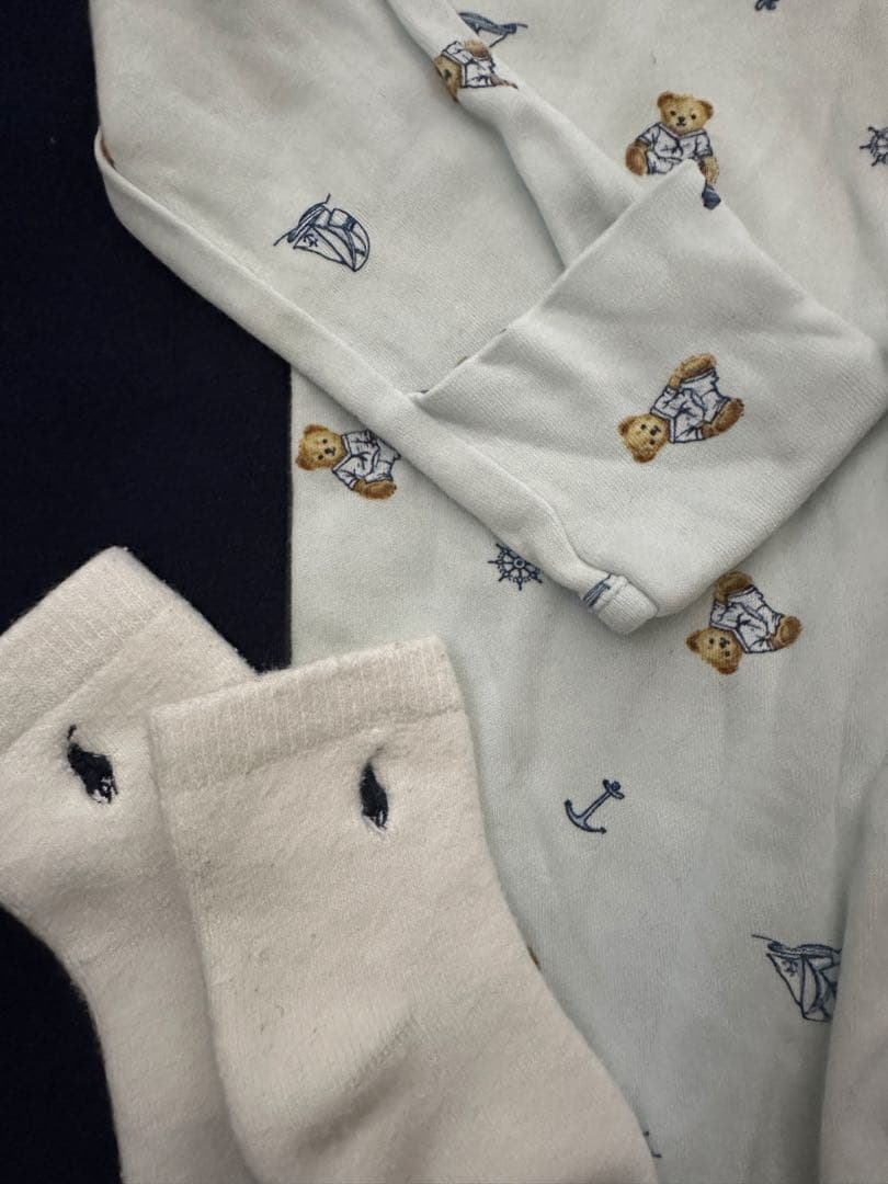 美品✨】A.B.C. エアバギー抱っこ紐 ベージュ＋ラルフローレン洋服セット