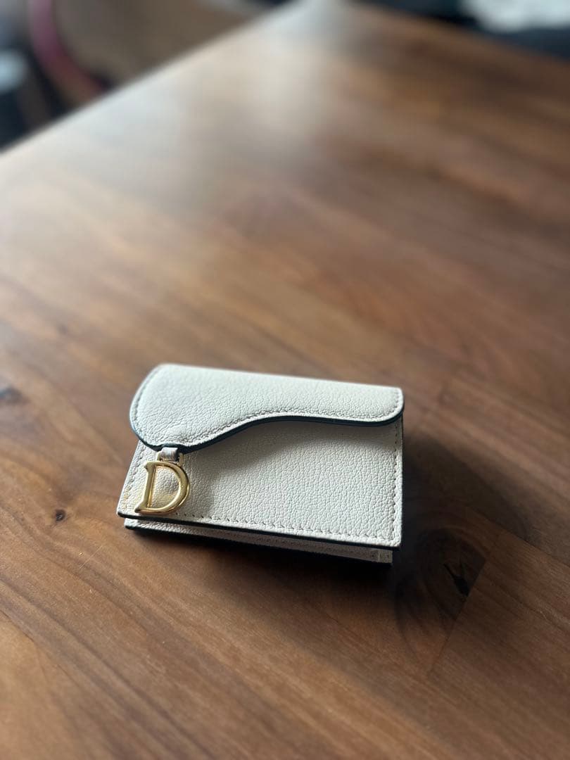 Dior アイボリー レザー 名刺入れ DIOR | ビジネスカードホルダー (名刺入れ) ディオール グラビティ レザー