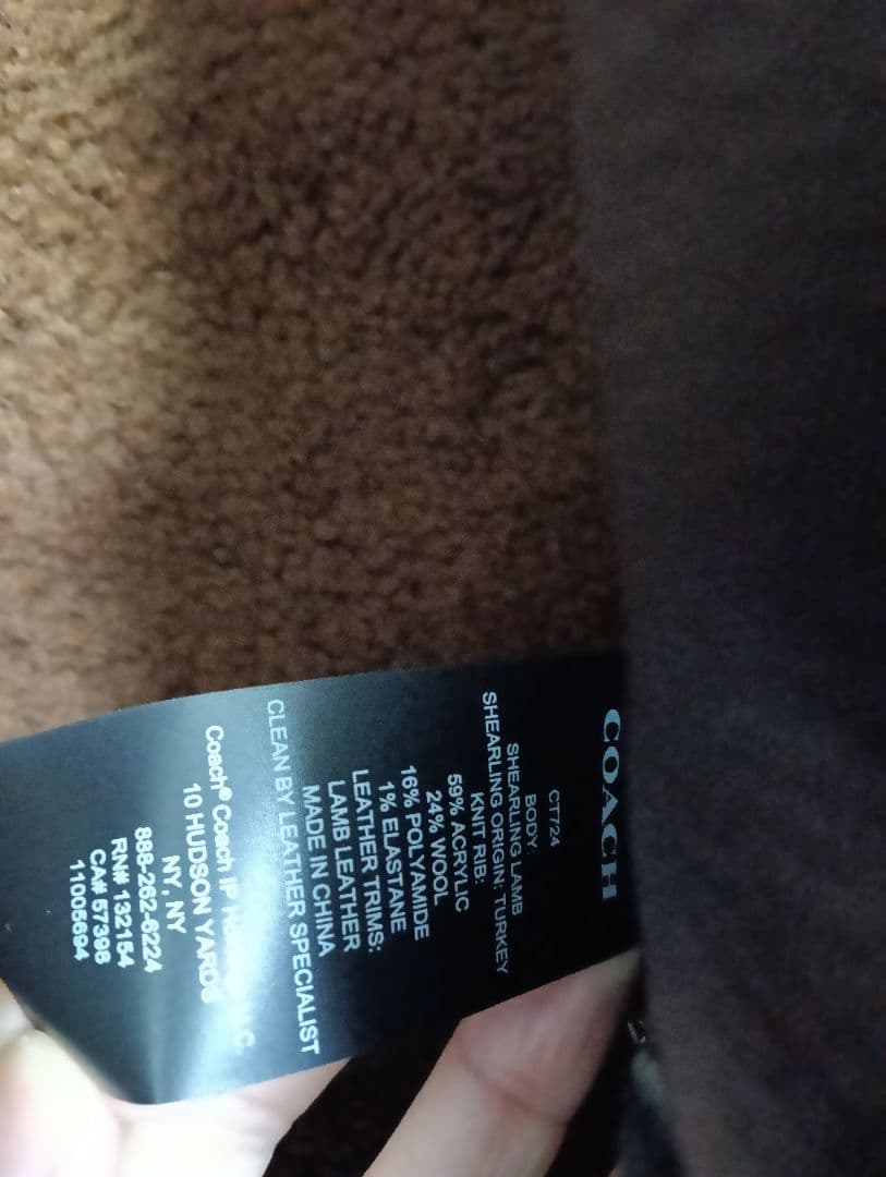 新品未使用 COACH シアリングボンバー レザージャケット - メルカリ