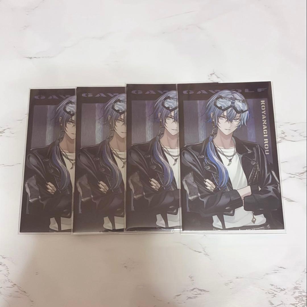 にじさんじ 小柳ロウ ぎゃうるふ チェキ風カード - メルカリ