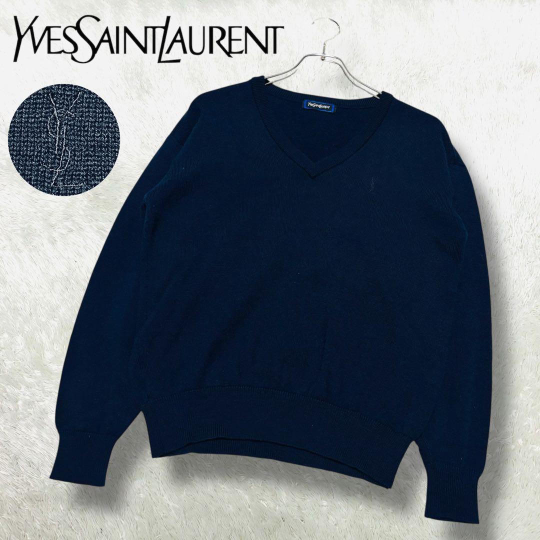 90's イヴ サンローラン カサンドラロゴ YSLロゴ ニット セーター M 1990s-ysl-m-528931_1600x.jpg?v