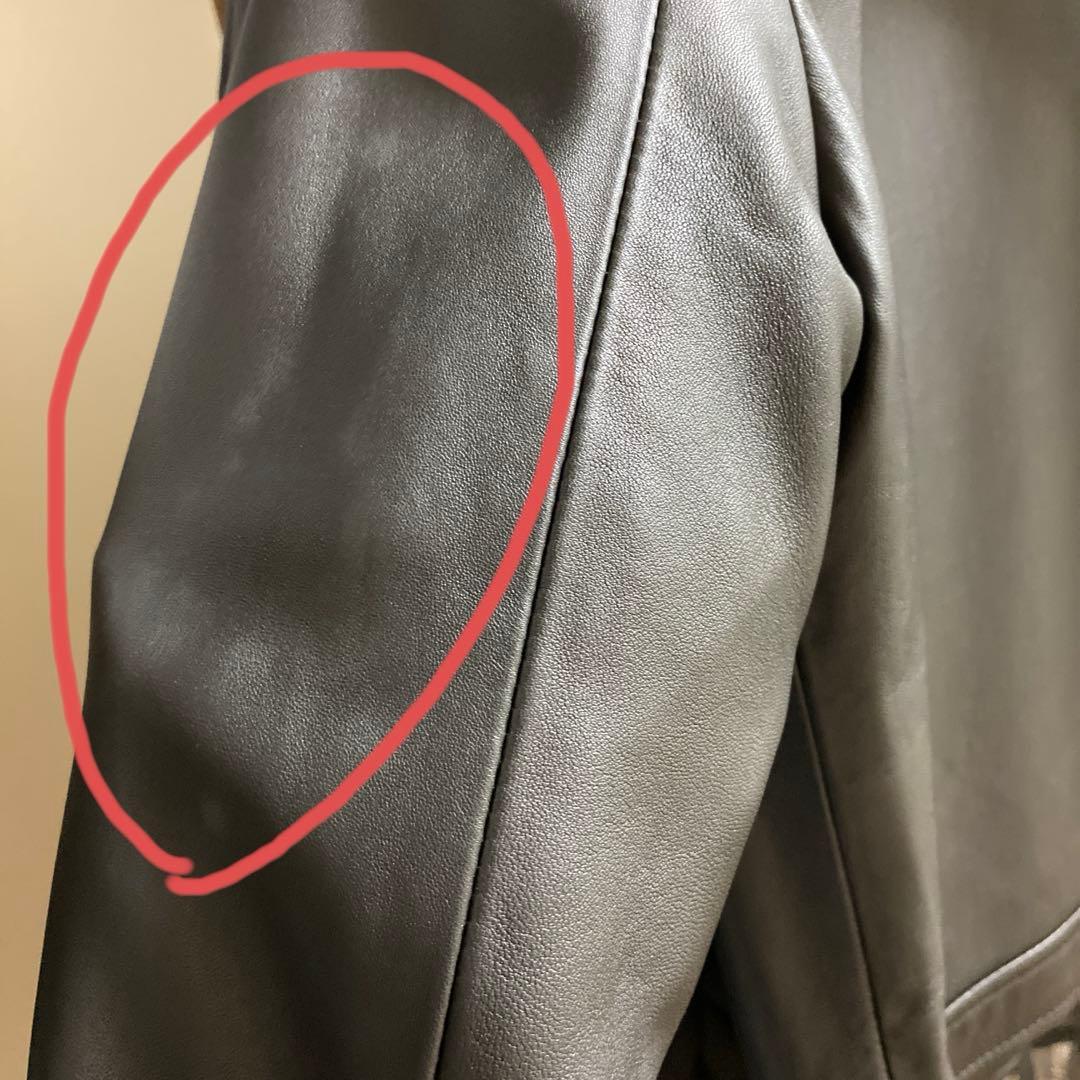 新品未使用】UNITED TOKYO ノーカラー ライダース シープスキン - メルカリ