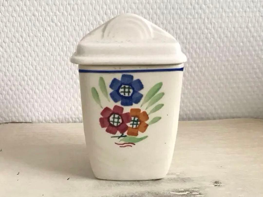 K.G Luneville リュネヴィル キャニスター 花 ポット ストラブール