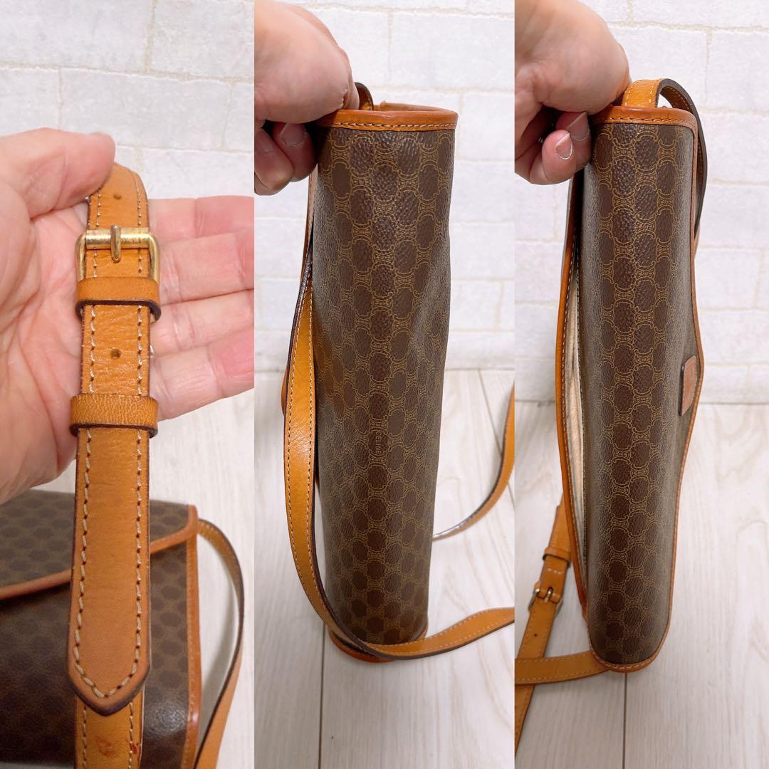 美品』CELINE(セリーヌ)ショルダーバッグ PVC マカダム柄 - メルカリ