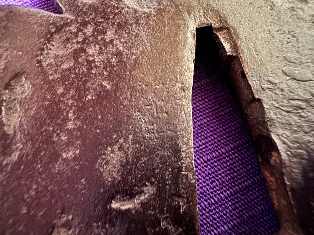 在銘 室町？ 花木瓜鉄鐔 信家を彷彿させる名鐔（日本刀