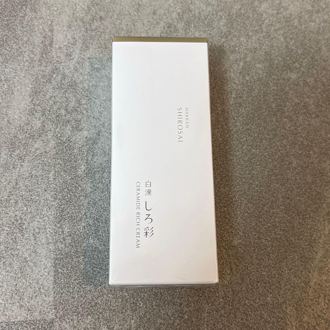 新品未開封 白漢 しろ彩 セラミドリッチクリーム モイスチャークリーム