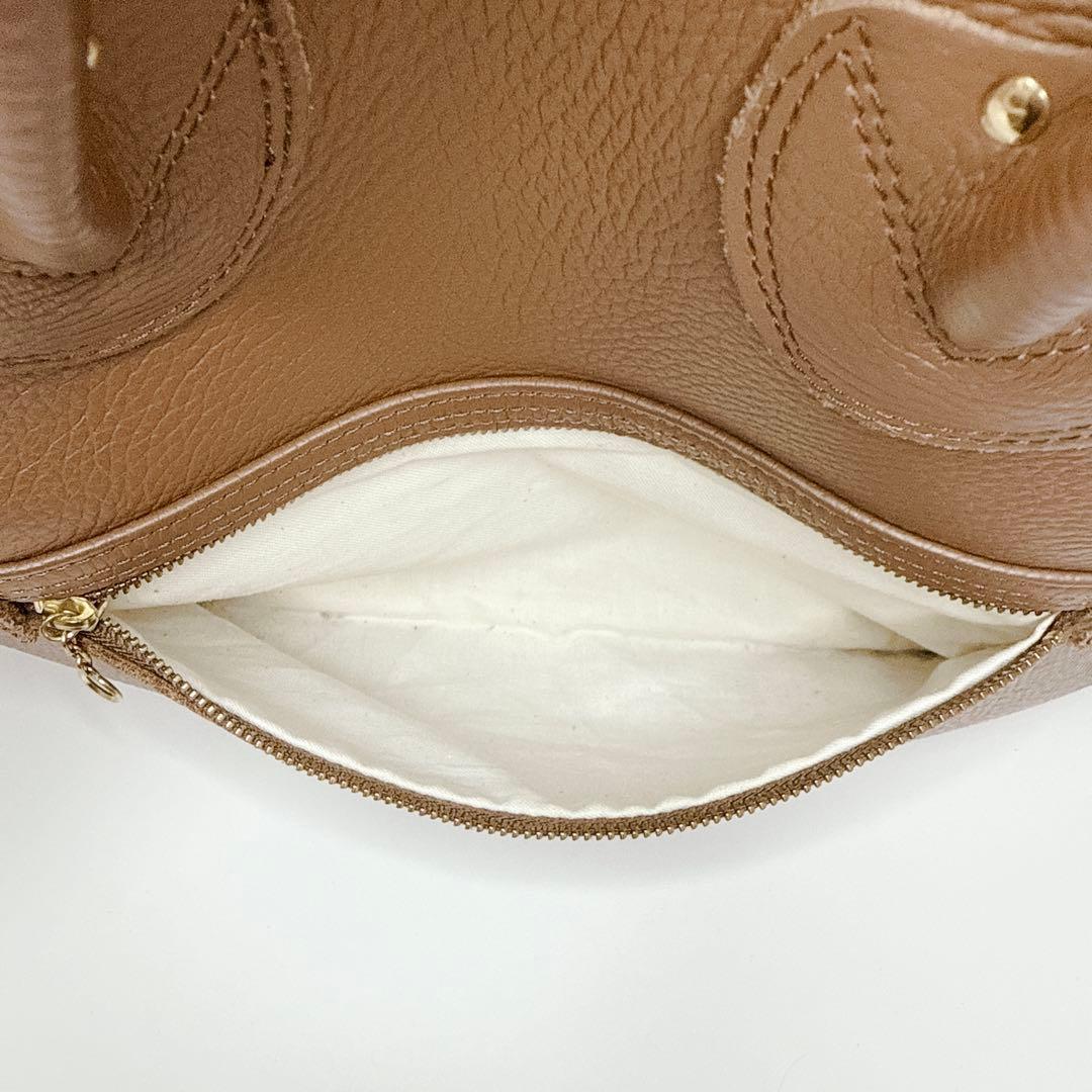 24時間以内発送】ヤングアンドオルセン キャメル ボストンバッグ