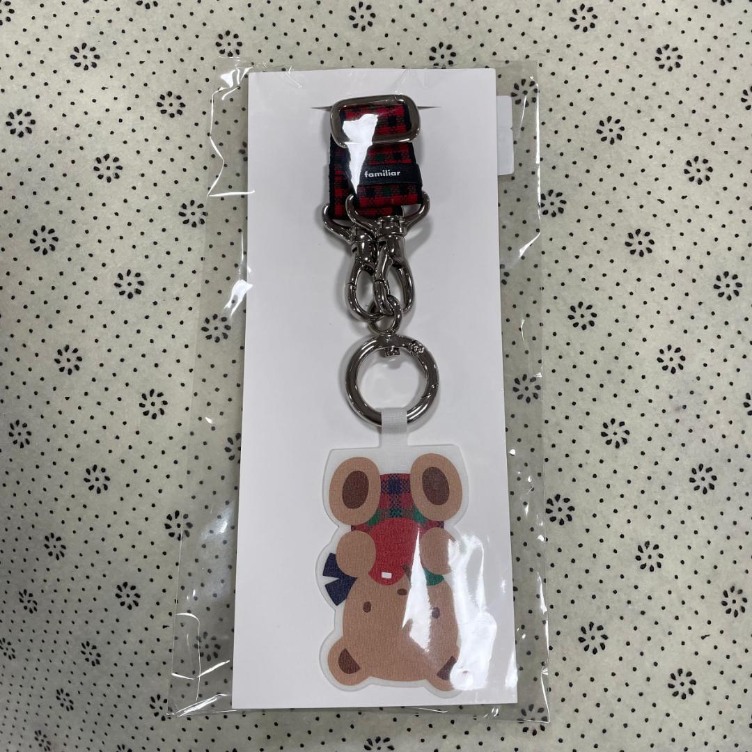 familiar ショルダーストラップ 赤系ファミリアチェック - メルカリ