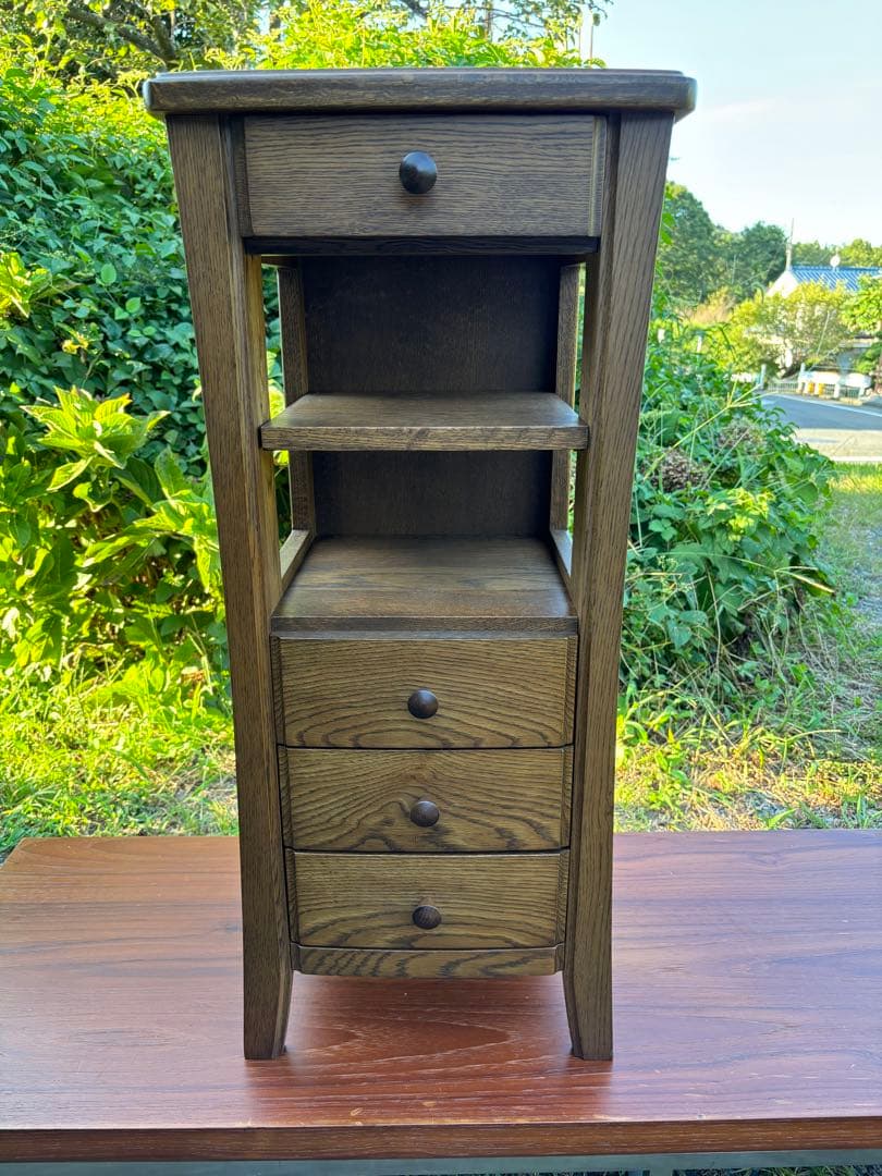 起立木工 電話台 花台 飾り棚 平成レトロ