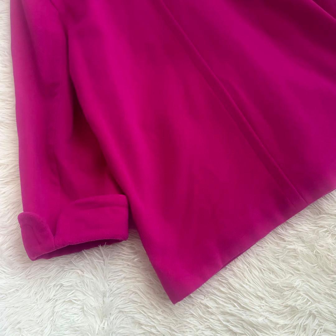 Yves Saint Laurentテーラードジャケット ビビットピンク M