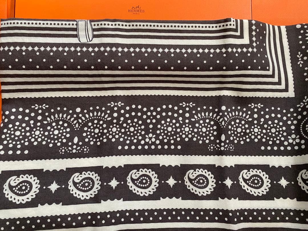 激レア 》エルメス カシシル カレジェアン 馬着 カシミヤシルク 新品未