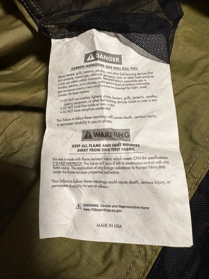 KELTY 米軍テント USA製 軍幕 ケルティ - メルカリ