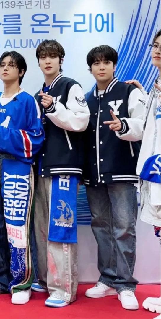 韓国延世大学公式ジャケット aespa着用 - メルカリ