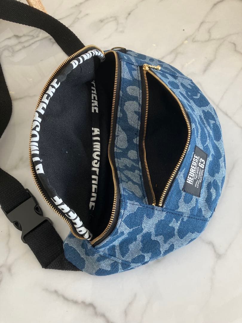 943Hiroko Higa 様専用大きめヒョウ柄デニムリメイクバック 商品詳細