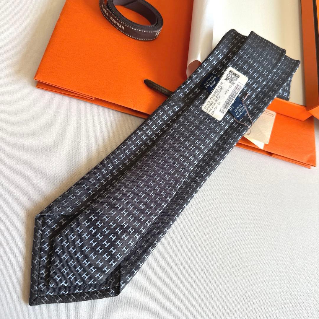 専用です。　H織りタイ バイカラー8 cm 《ファソネ H》 新品 未使用